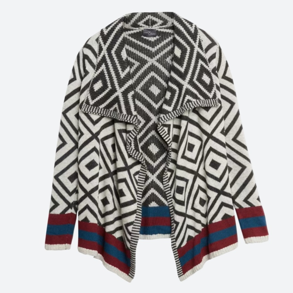 Obana open drape cardigan